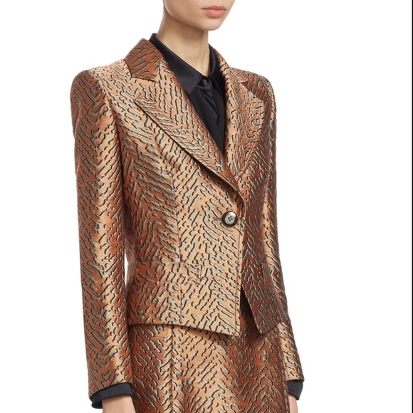 EMPORIO ARMANI • Animal Jacquard Jacket - Picture 3 of 14